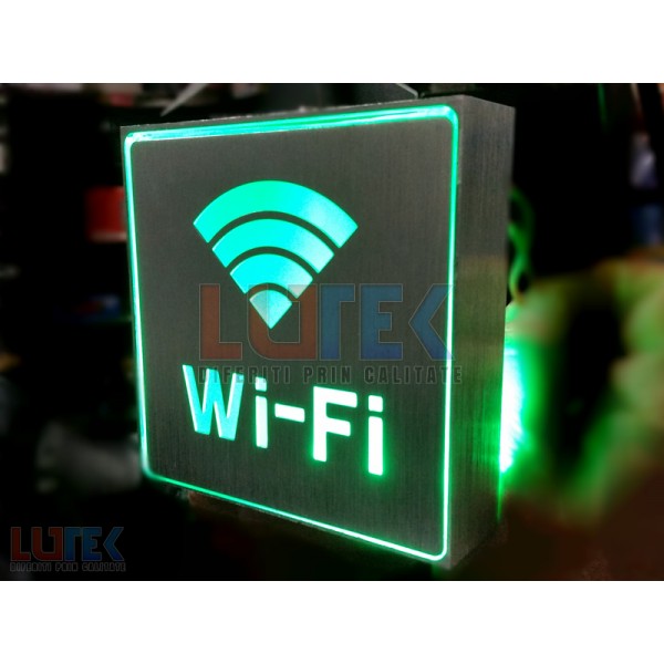 Panou Afisaj LED 1W din aluminiu masiv eloxat (WIFIWC1W) - www.lutek.ro